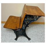 Minneapolis O & S F Co. Cast Iron Antique School Desk
