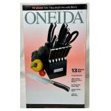 Chicago Cutlery Insignia Steel 13- Piece Kitchen Knife Block Set and Oneida 13 pc Knife Set with Block