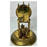 Schatz Anniversary Glass Dome Mantle Clock with Key