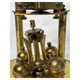 Schatz Anniversary Glass Dome Mantle Clock with Key