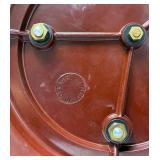 Schatz Anniversary Glass Dome Mantle Clock with Key