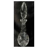 Large Collection of Glass Cruets and Decanters with Stoppers