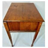 Antique Spool Cabinet with 2 Drawers