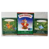 Collection of Disney Ornaments Plus Toy Story 2 Buzz and Woody Figurines