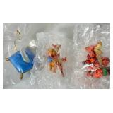 Collection of Disney Ornaments Plus Toy Story 2 Buzz and Woody Figurines