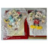 Collection of Disney Ornaments Plus Toy Story 2 Buzz and Woody Figurines