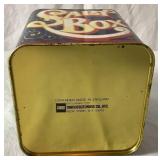 Old Tyme Salt Boxes and Two Antique Tin Wall Mount Match Holders