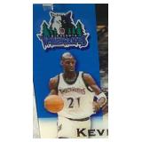 Minnesota State Lottery MN Timberwolves Kevin Garnett Y2KG Framed Video Card and  Minnesota Timberwolves Bobbleheads with Bobblehead Poster