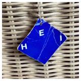 Vintage Schoolhouse Wicker Toy Box