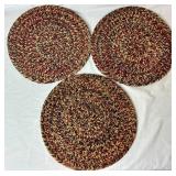 Braided Textile Home Collection - Table Runners, Seat Covers, Placemats, and Trivet