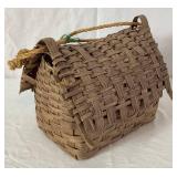 Collection of 8 Wicker Baskets of Various Sizes and Styles