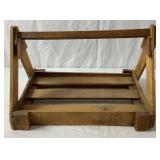Bundle of Wood Shelves, Coat/Hat Racks and Wood Beer Caddy