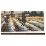 Bird Lover Collection - Bird Houses, Schmidt Brewing Print "Early Morning Arrival" 74/350 C. E. Pearson  and Canada Goose Lamp