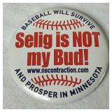 Huge Collection of Vintage Pinback Metal Buttons