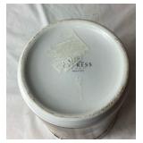 3D French Bistro Café Storefront Wall Cabinet and Espresso Ceramic Utensil Holder