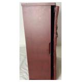 3D French Bistro Café Storefront Wall Cabinet and Espresso Ceramic Utensil Holder