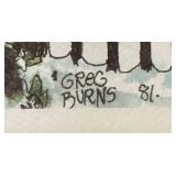 Smead Manufacturing Company 6 Vintage Christmas Card Prints and Framed Print of General William G. LeDuc Mansion in Hastings, MN