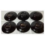 Bram MCM Gold Lustre Tea Set - 6 saucers & cups, Teapot, Cream & Sugar Dishes