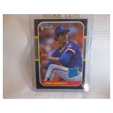 1987 Donruss Greg Maddux Rookie Car...