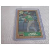 1987 Topps Mark McGwire Card...