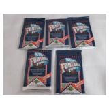 5- 1991 Upper Deck Football Packs...
