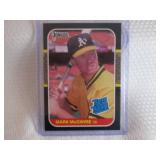 1987 Donruss Mark McGwire Rookie Ca...