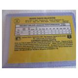 1987 Donruss Mark McGwire Rookie Ca...