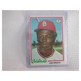 1978 Topps Lou Brock Card...