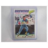 1977 Topps Robin Yount Card...