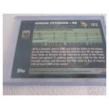 2007 Topps Adrian Peterson Rookie C...
