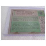 1984 Topps Roger Craig Rookie Card...