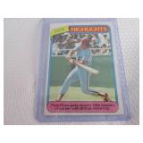1980 Topps Pete Rose Highlight Card...