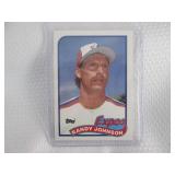 1989 Topps Randy Johnson Rookie Car...