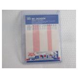 1987 Fleer Bo Jackson Rookie Card...