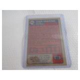 1985 Topps Dan Marino Card...