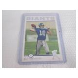 2012 Topps Eli Manning REPRINT Rook...