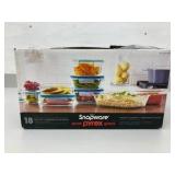 Snapware Pyrex Glass 18 Piece Storage Set