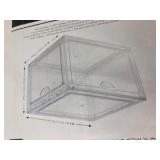 Stackable Shoe Box & Organizer - 4 Pack