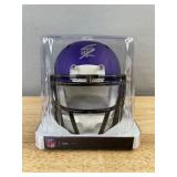 Percy Harvin and Stefon Diggs Autographed Minnesota Vikings NFL Football Mini Helmet *I