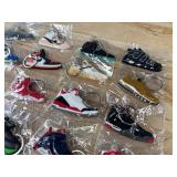 25 Brand New Nike, Air Jordan, Air Max, Kobe Sneaker Shoe Keychains