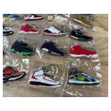 25 Brand New Nike, Air Jordan, Air Max, Kobe Sneaker Shoe Keychains