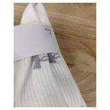 6 Pair Under Armour UA Cotton Cushioned Crew Socks Medium White - Brand New