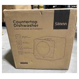 Silonn Portable Countertop Dishwasher - Triple-Jet Cleaning, Smart App Control, Built-In Water Tank & Dual Supply, Compact Design for Dorm, Apartment or RV $269 Retail - Brand New *L