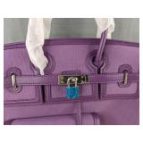 Purple Handbag with Front Pocket - New *A