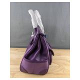 Purple Handbag with Front Pocket - New *A