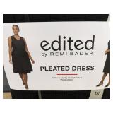 Edited by Remi Bader Pleated Dress XL Black - Brand New