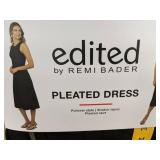 Edited by Remi Bader Pleated Dress Size M, Black - Brand New
