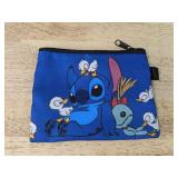 Stitch Zippered Coin Purse & Turtle Necklace - Brand New *P