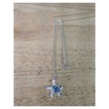 Stitch Zippered Coin Purse & Turtle Necklace - Brand New *P