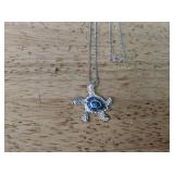 Stitch Zippered Coin Purse & Turtle Necklace - Brand New *P